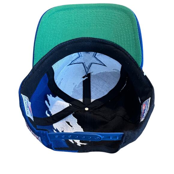 Vintage 90s Dallas Cowboys Hat Mens OS Blue NFL Pro Line Snapback Splash Logo - Picture 4 of 12